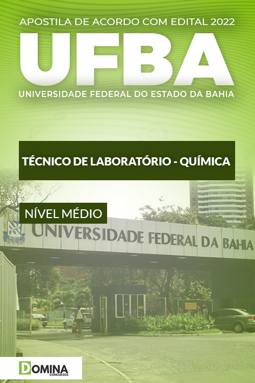 Apostila Concurso UFBA 2022 Técnico Laboratório Química