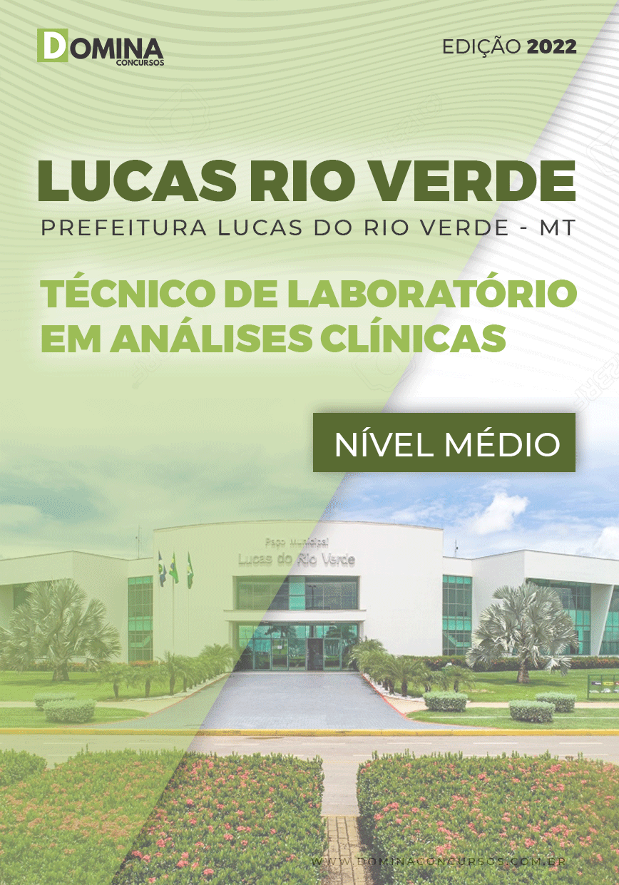 Apostila Pref Lucas Rio Verde MT 2022 Técnico Laboratório