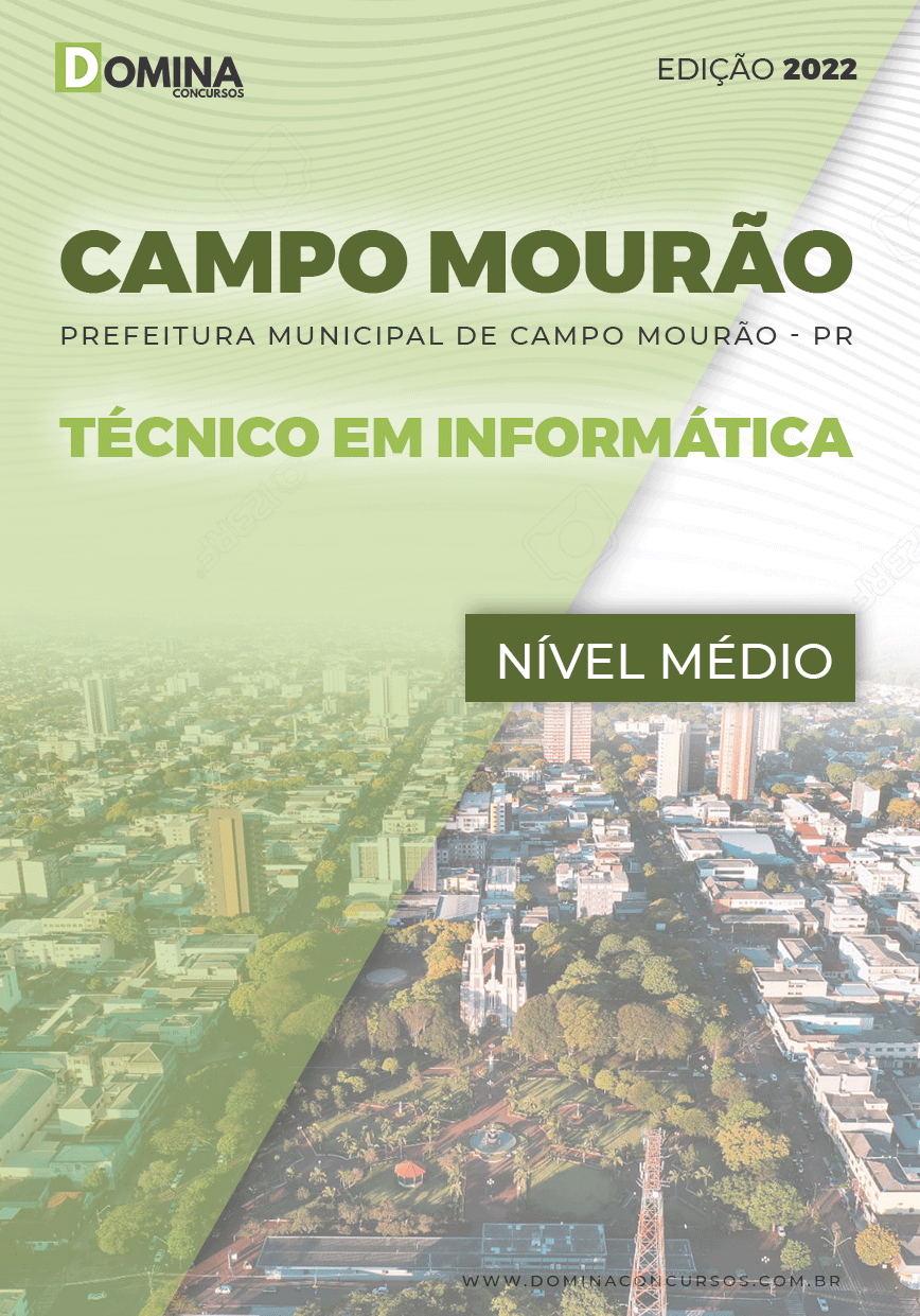 Apostila Pref Campo Mourão PR 2022 Técnico Informática