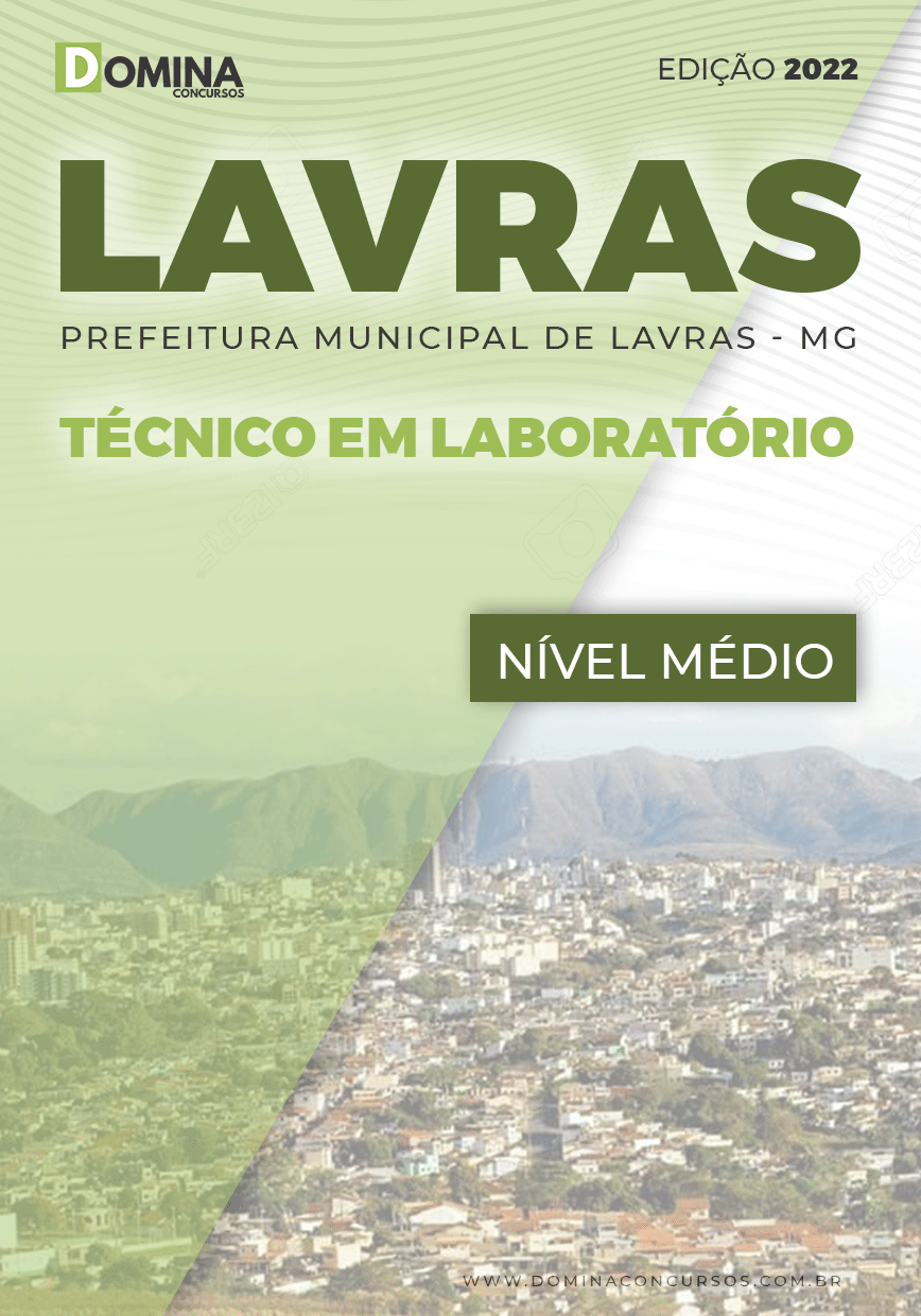 Apostila Concurso Pref Lavras MG 2022 Técnico Laboratório