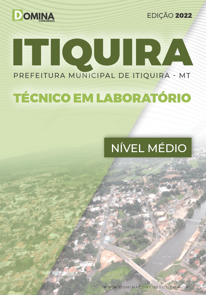 Apostila Digital Pref Itiquira MT 2022 Técnico Laboratório