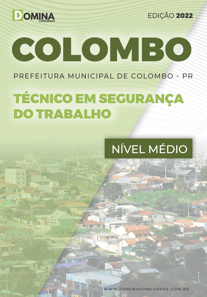 Apostila Pref Colombo PR 2022 Técnico Segurança Trabalho