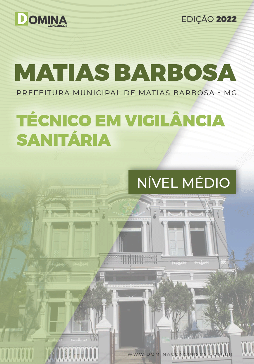 Apostila Pref Matias Barbosa MG 2022 Técnico Vigilância Sanitária