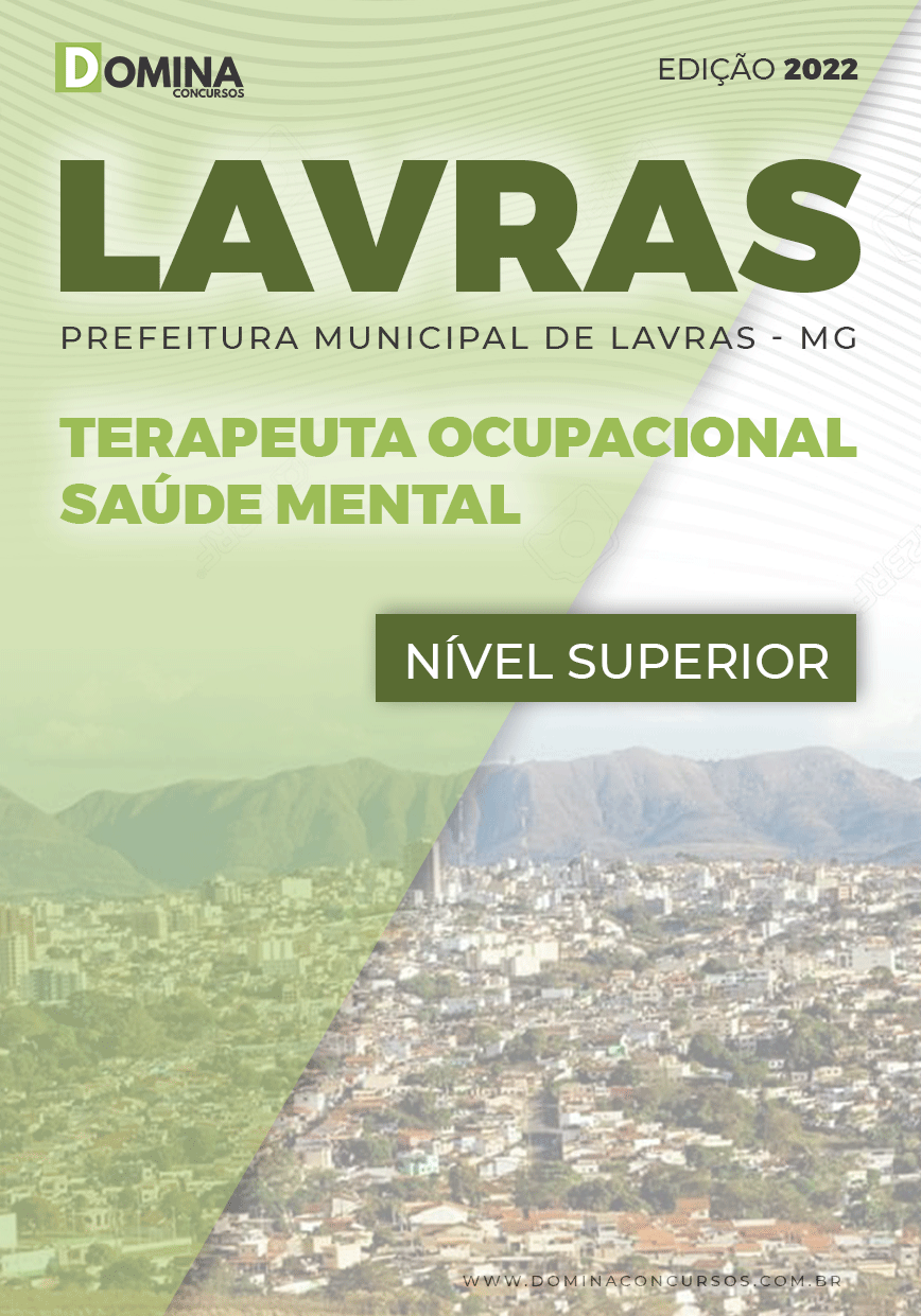 Apostila Pref Lavras MG 2022 Terapeuta Ocupacional Saúde Mental