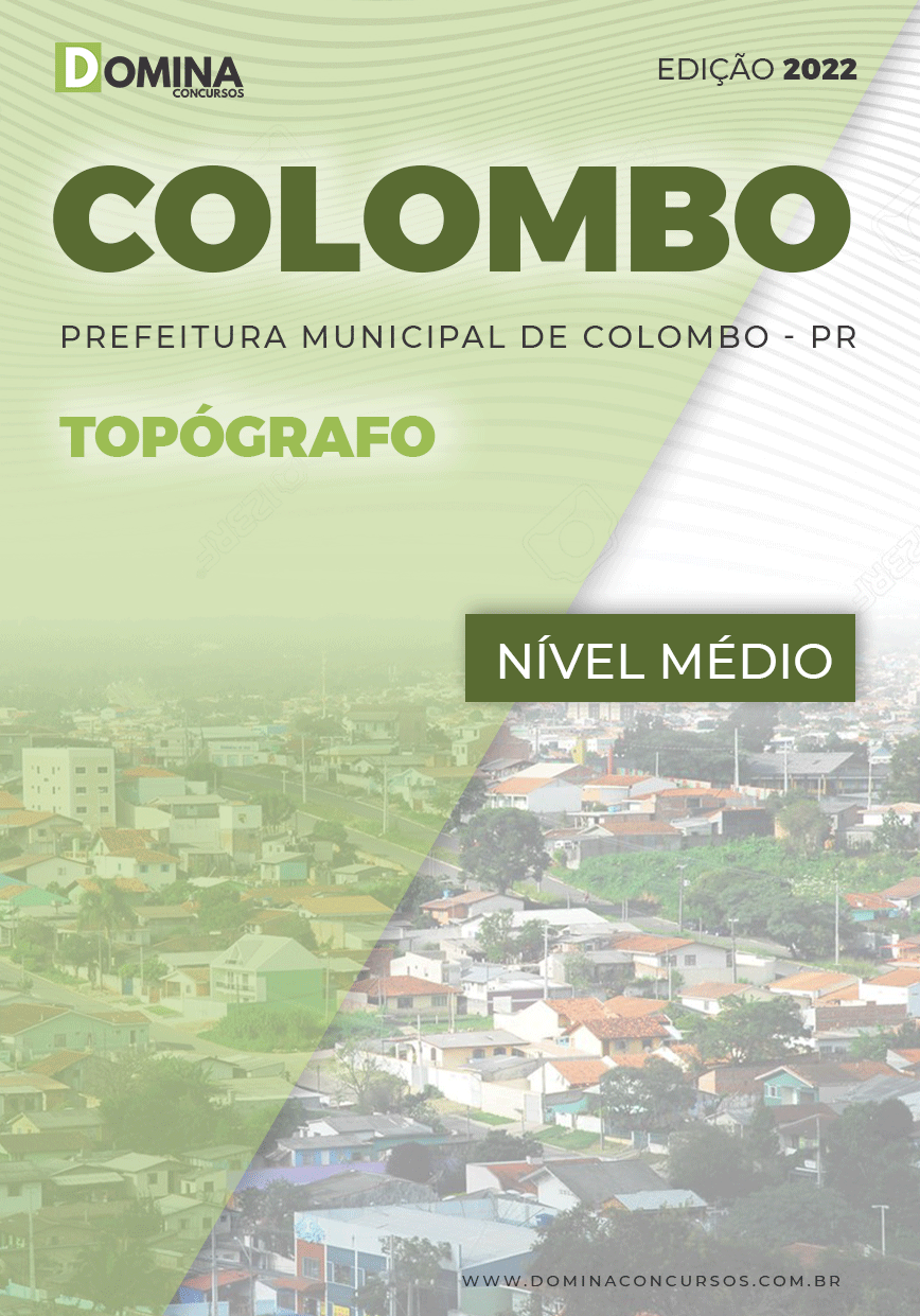 Apostila Concurso Pref Colombo PR 2022 Topógrafo