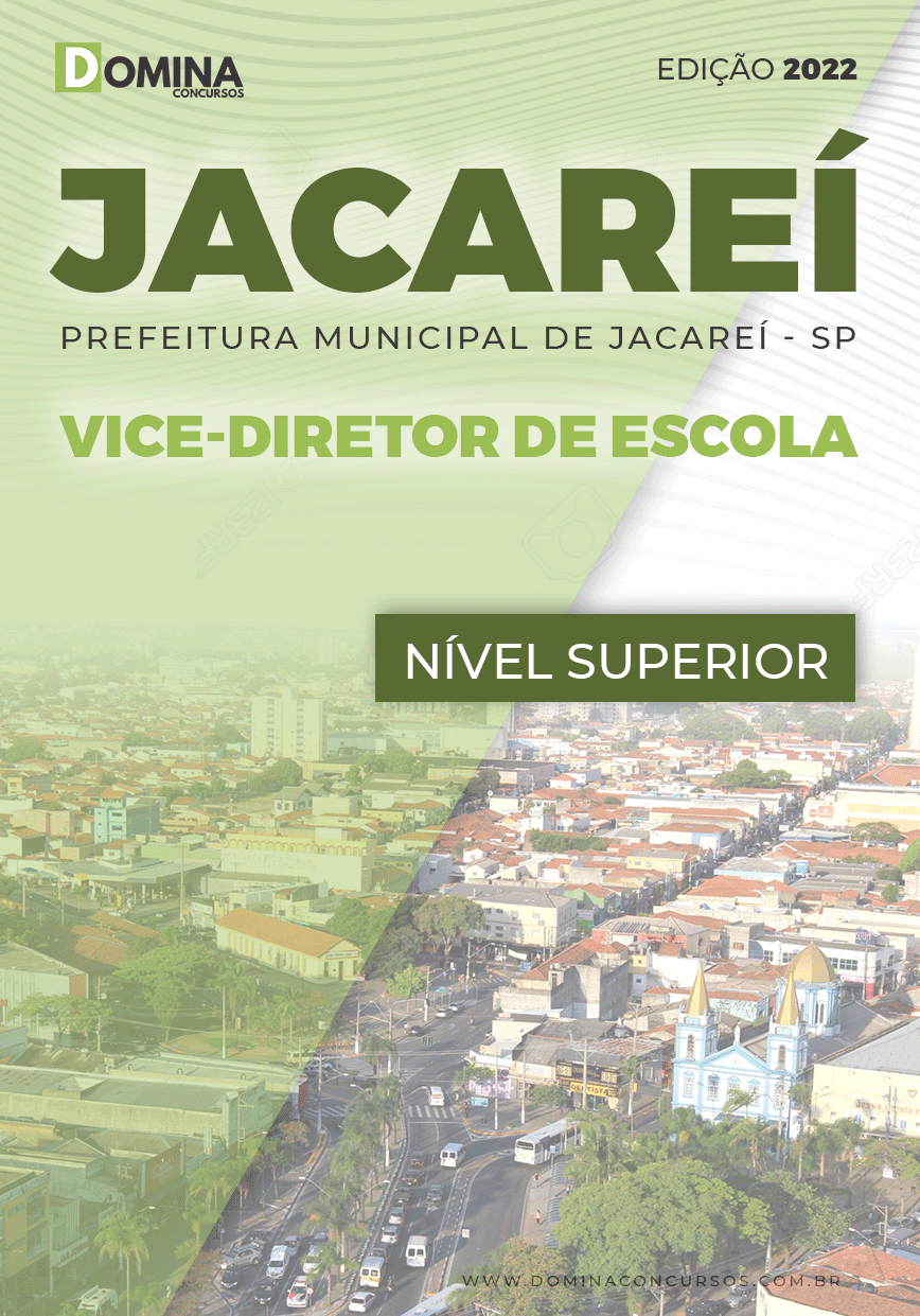 Apostila Concurso Pref Jacareí SP 2022 Vice Diretor Escola