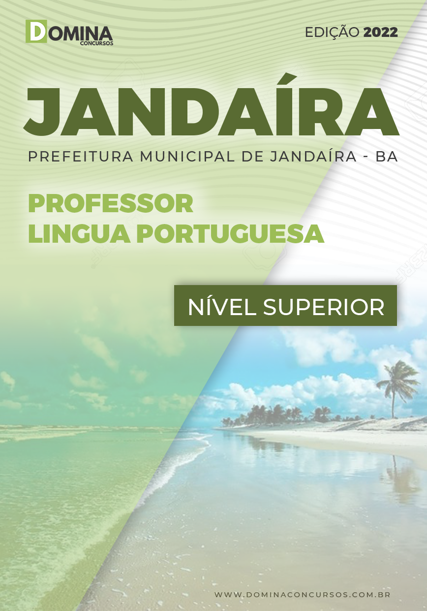 Apostila Pref Jandaíra BA 2022 Professor Língua Portuguesa