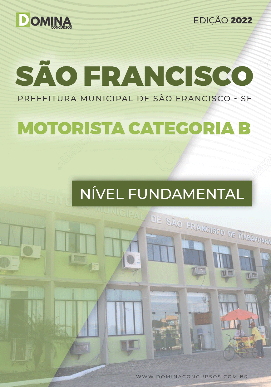 Apostila Pref São Francisco SE 2022 Motorista Categoria B