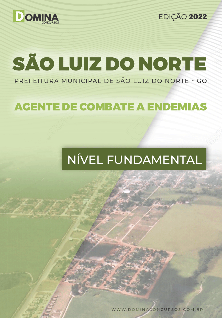 Apostila Pref São Luis Norte GO 2022 Agente Combate Endemias