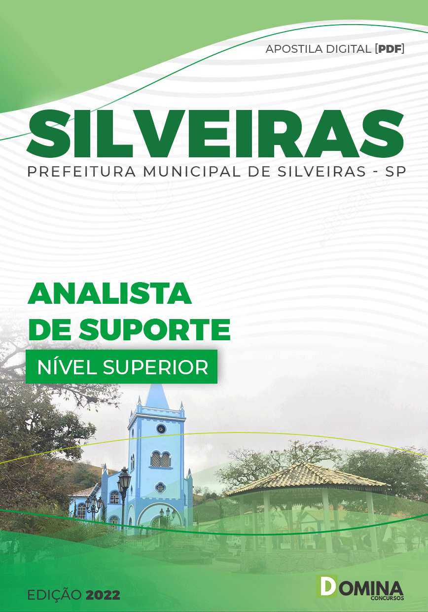 Apostila Concurso Pref Silveiras SP 2022 Analista de Suporte