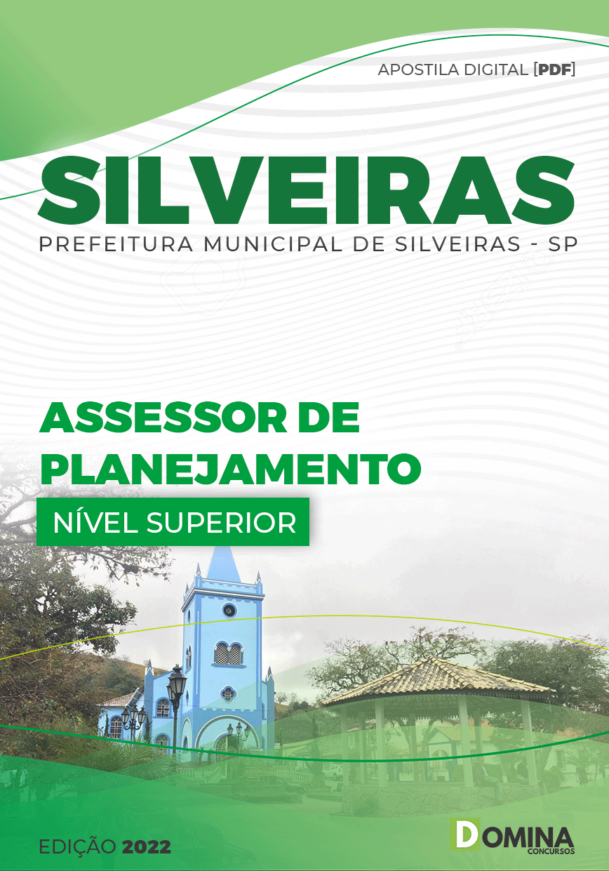 Apostila Digital Pref Silveiras SP 2022 Assessor de Planejamento