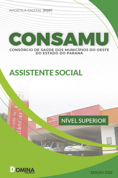 Apostila Concurso CONSAMU PR 2022 Assistente Social