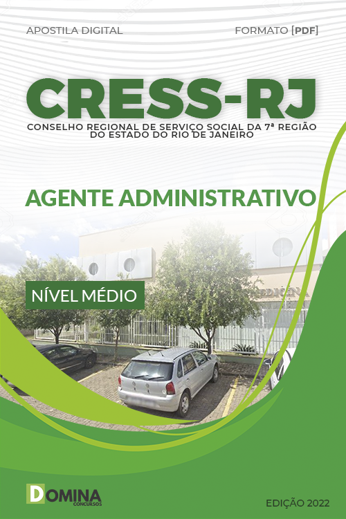 Apostila Concurso CRESS RJ 2022 Agente Administrativo