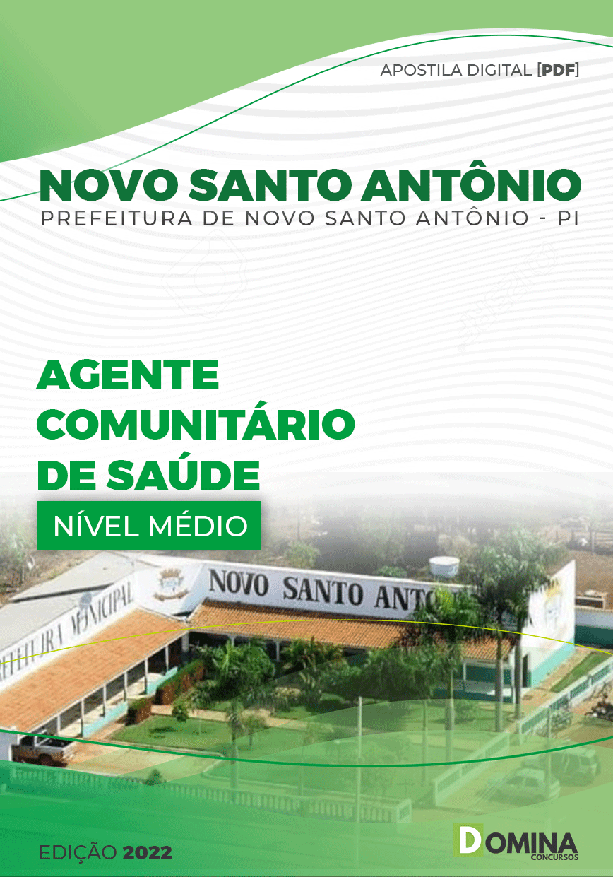 Apostila Pref Novo Santo Antonio PI 2022 Agente Comunitário Saúde
