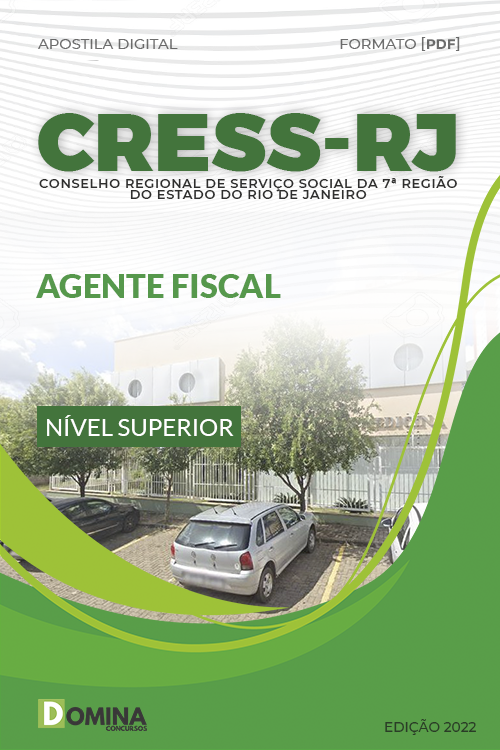 Apostila Digital Concurso CRESS RJ 2022 Agente Fiscal