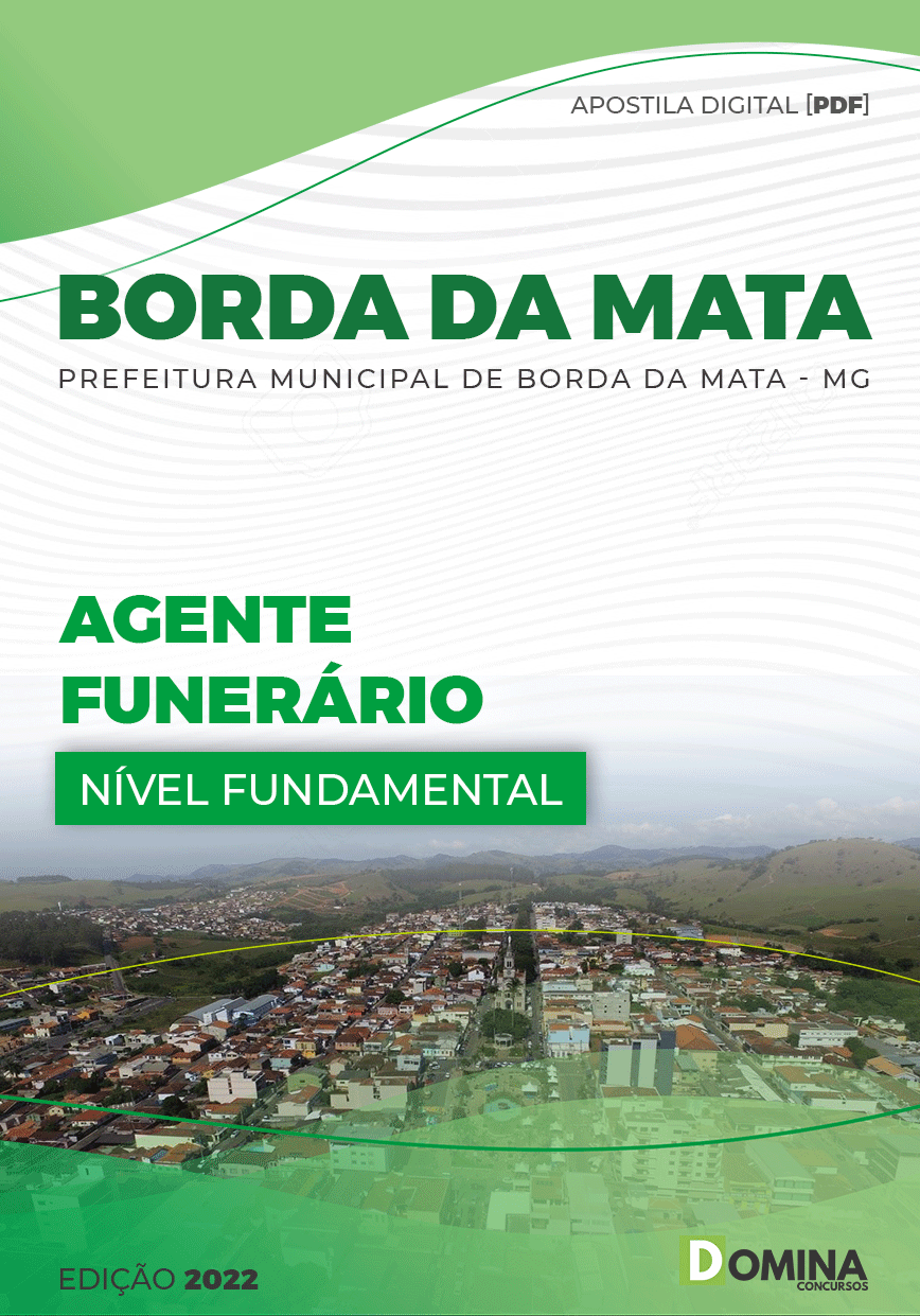 Apostila Pref Borda Mata MG 2022 Agente Funerário