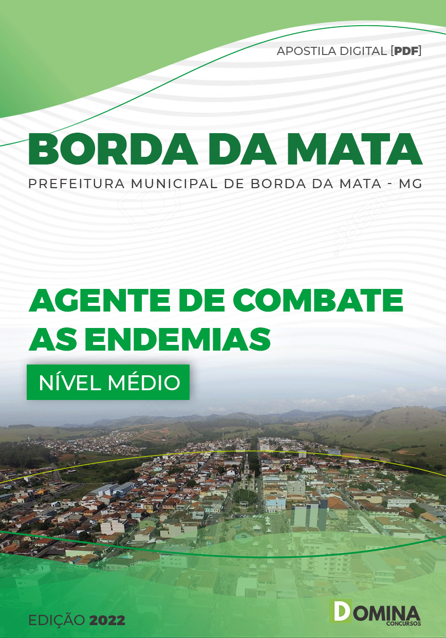 Apostila Pref Borda Mata MG 2022 Agente Combate Endemias