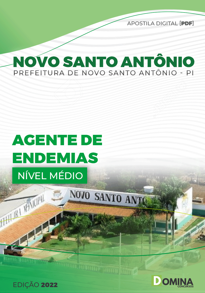 Apostila Pref Novo Santo Antonio PI 2022 Agente Endemias