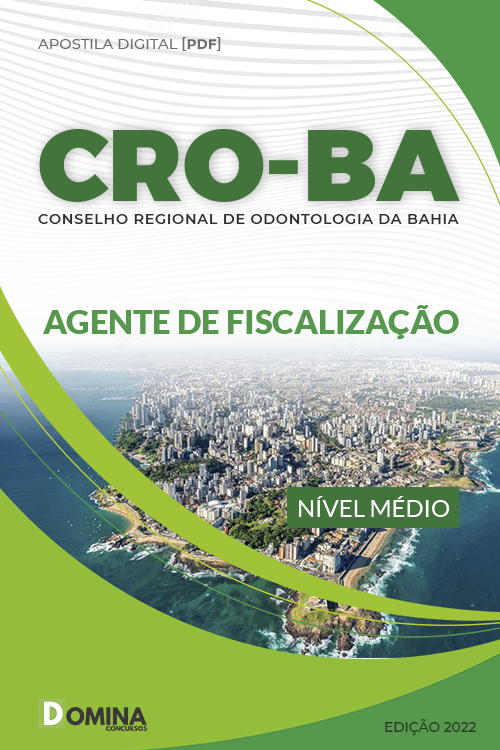 Apostila Concurso CRO BA 2022 Agente Fiscalização