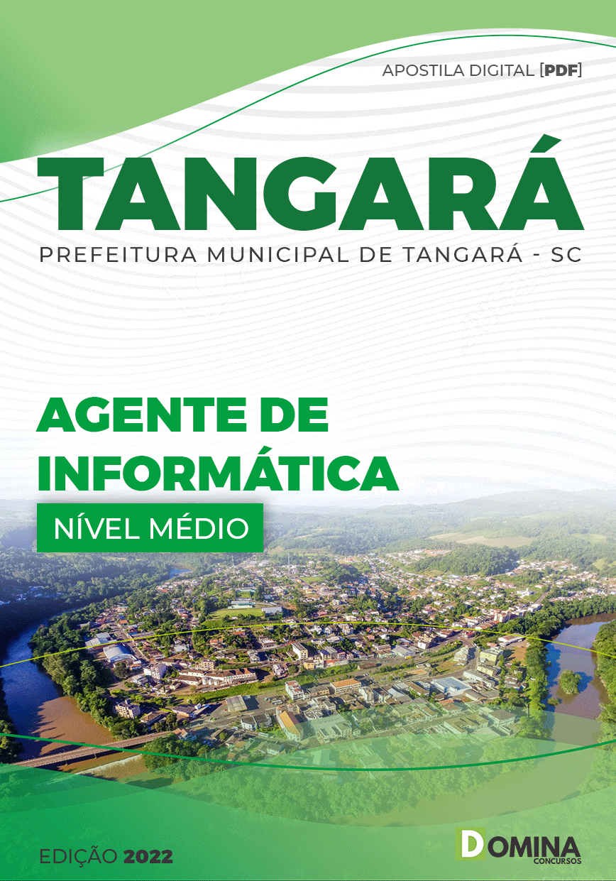 Apostila Concurso Pref Tangará SC 2022 Agente Informática