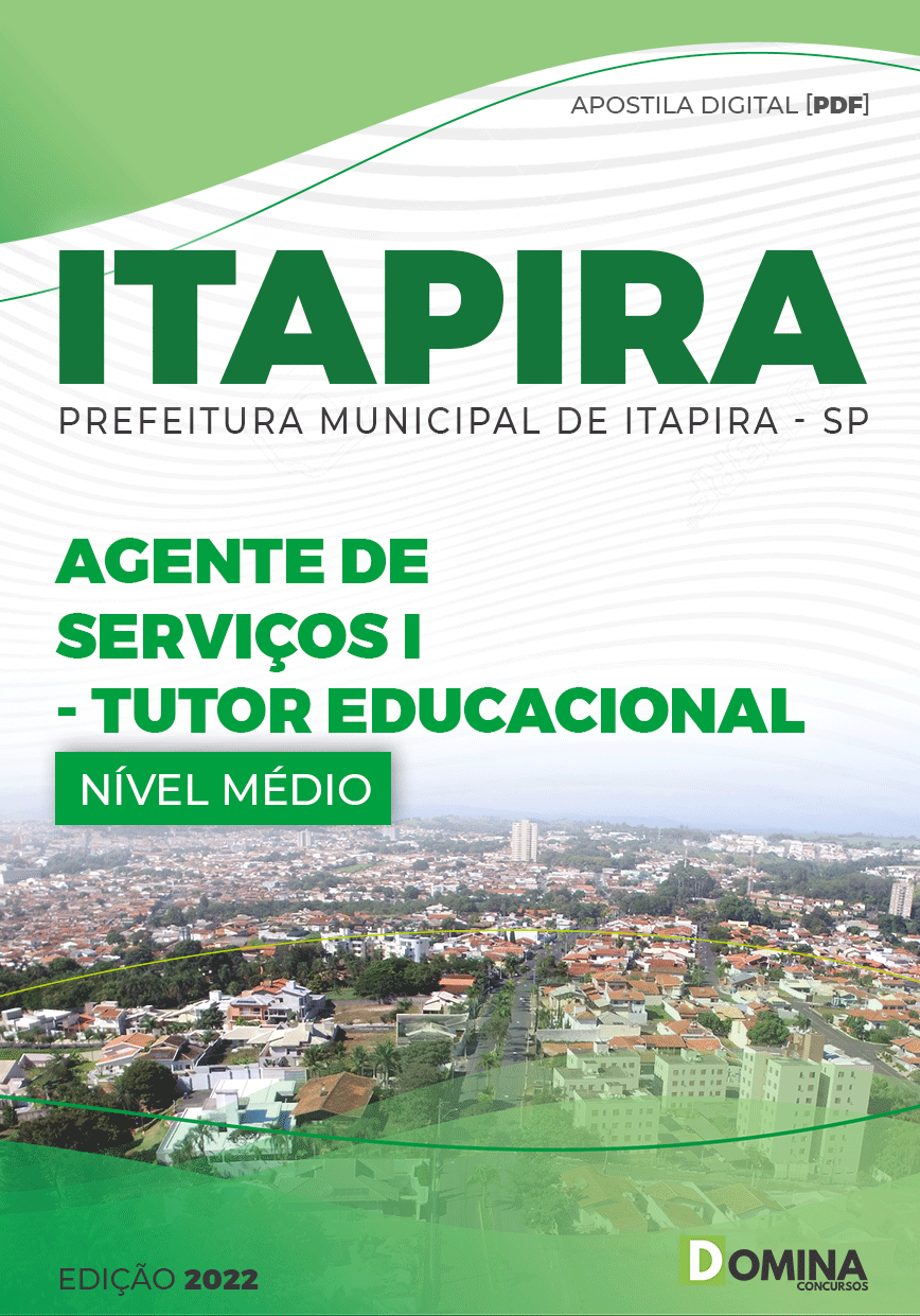 Apostila Concurso Pref Itapira SP 2022 Tutor Educacional