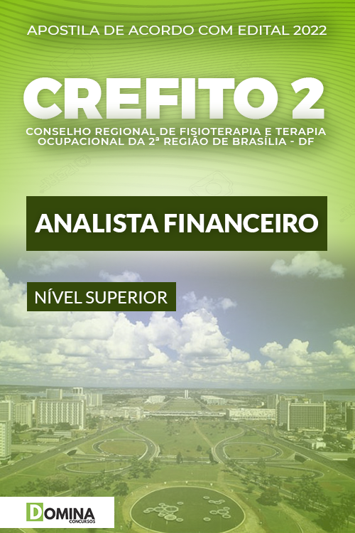 Apostila Digital Concurso CREFITO 2 2022 Analista Financeiro