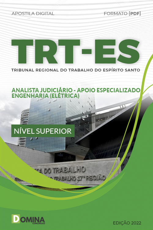 Apostila TRT ES 2022 Analista Judiciário Engenharia Elétrica