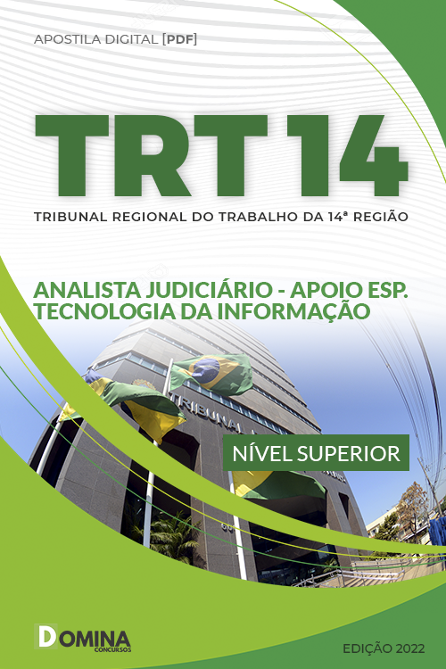 Apostila TRT 14 2022 Analista Judiciário Tecnologia Informação
