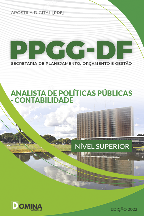 Apostila PPGG DF 2022 Analista Políticas Públicas Contabilidade