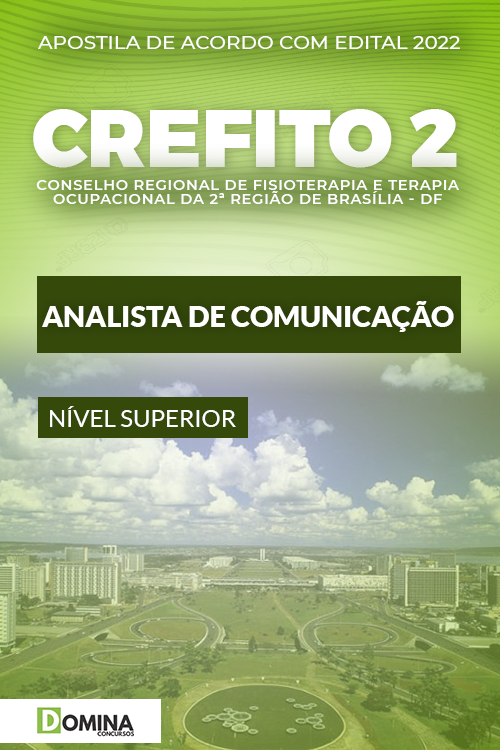 Apostila Digital Concurso CREFITO 2 2022 Analista Comunicação