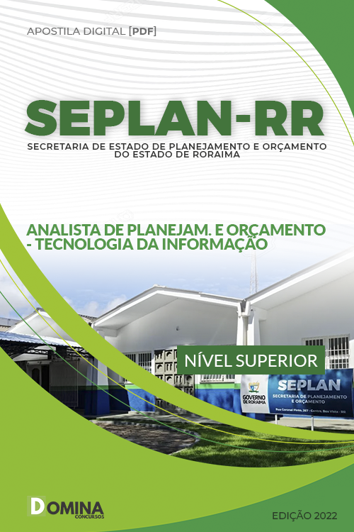Apostila SEPLAN RR 2022 Analista Planejamento Orçamento TI