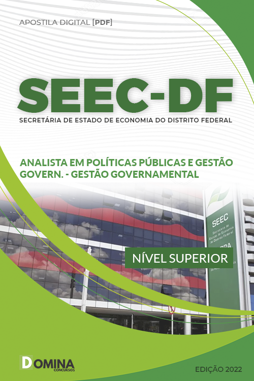 Apostila SEEC DF 2022 Analista Políticas Públicas Gestão Governamental