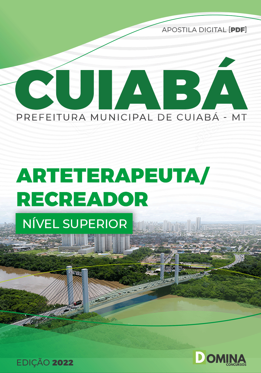 Apostila Concurso Pref Cuiabá MT 2022 Arteterapeuta Recreador