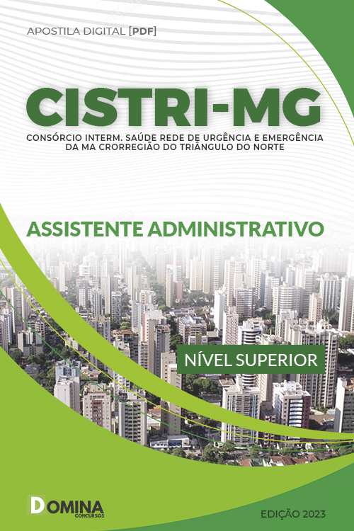 Apostila Concurso CISTRI MG 2022 Assistente Administrativo