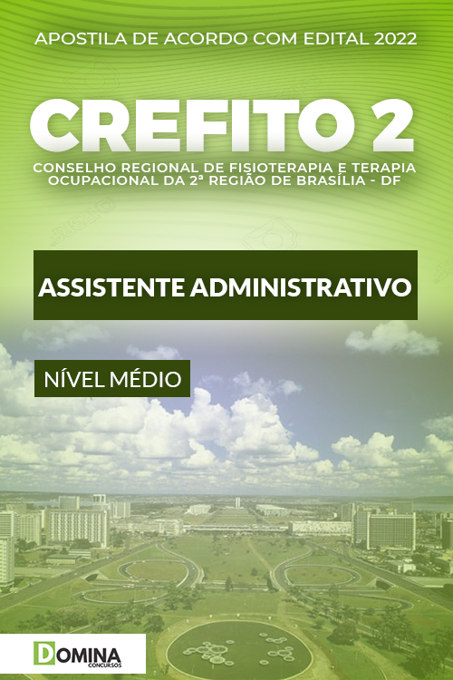 Apostila Digital CREFITO 2 2022 Assistente Administrativo