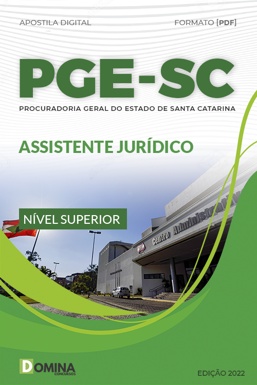 Apostila Digital Concurso PGE SC 2022 Assistente Jurídico