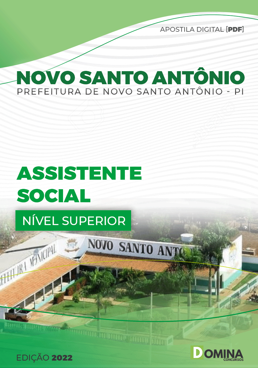 Apostila Pref Novo Santo Antonio PI 2022 Assistente Social