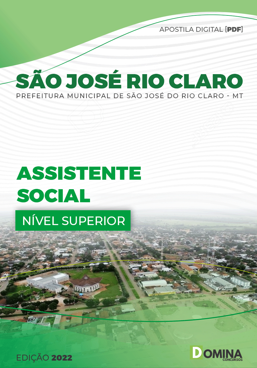 Apostila Pref São José Rio Claro MT 2022 Assistente Social