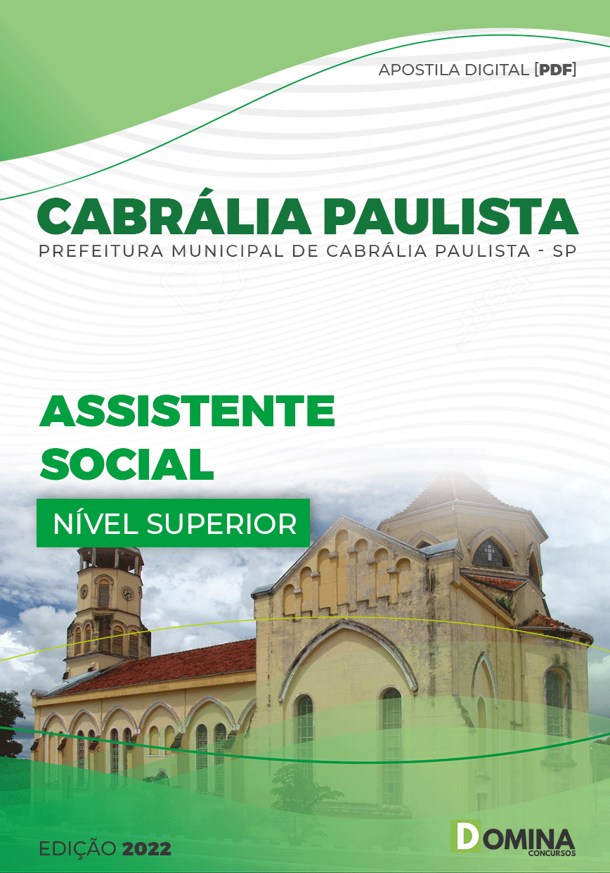 Apostila Pref Cabrália Paulista SP 2022 Assistente Social