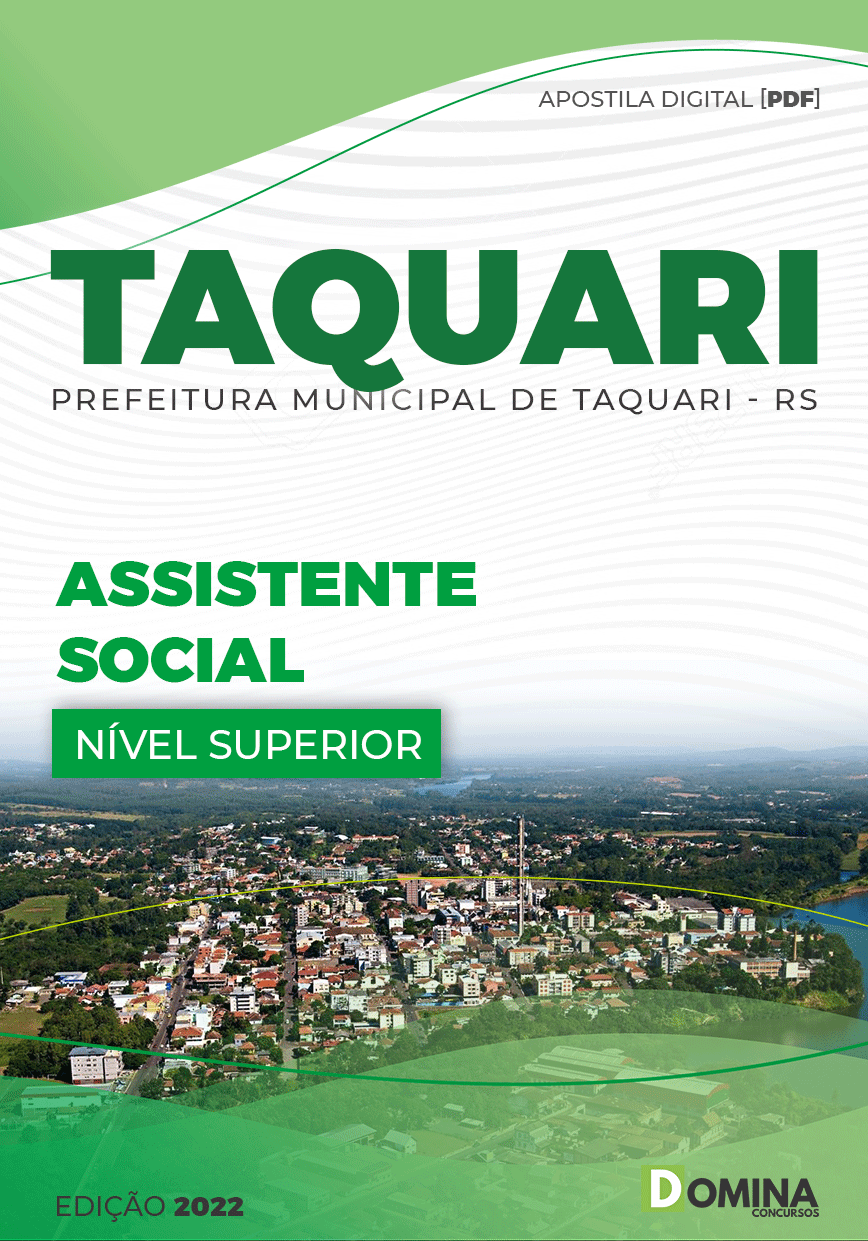 Apostila Concurso Pref Taquari RS 2022 Assistente Social