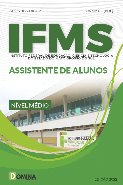 Apostila Digital Concurso IFMS 2022 Assistente Alunos