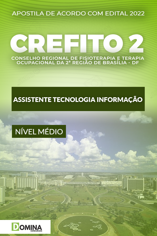 Apostila Digital CREFITO 2 2022 Assistente Tecnologia Informação