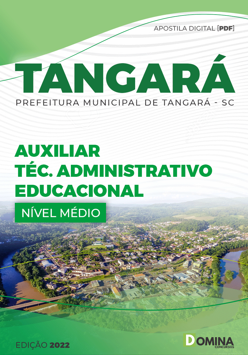 Apostila Pref Tangará SC 2022 Auxiliar Técnico Administrativo
