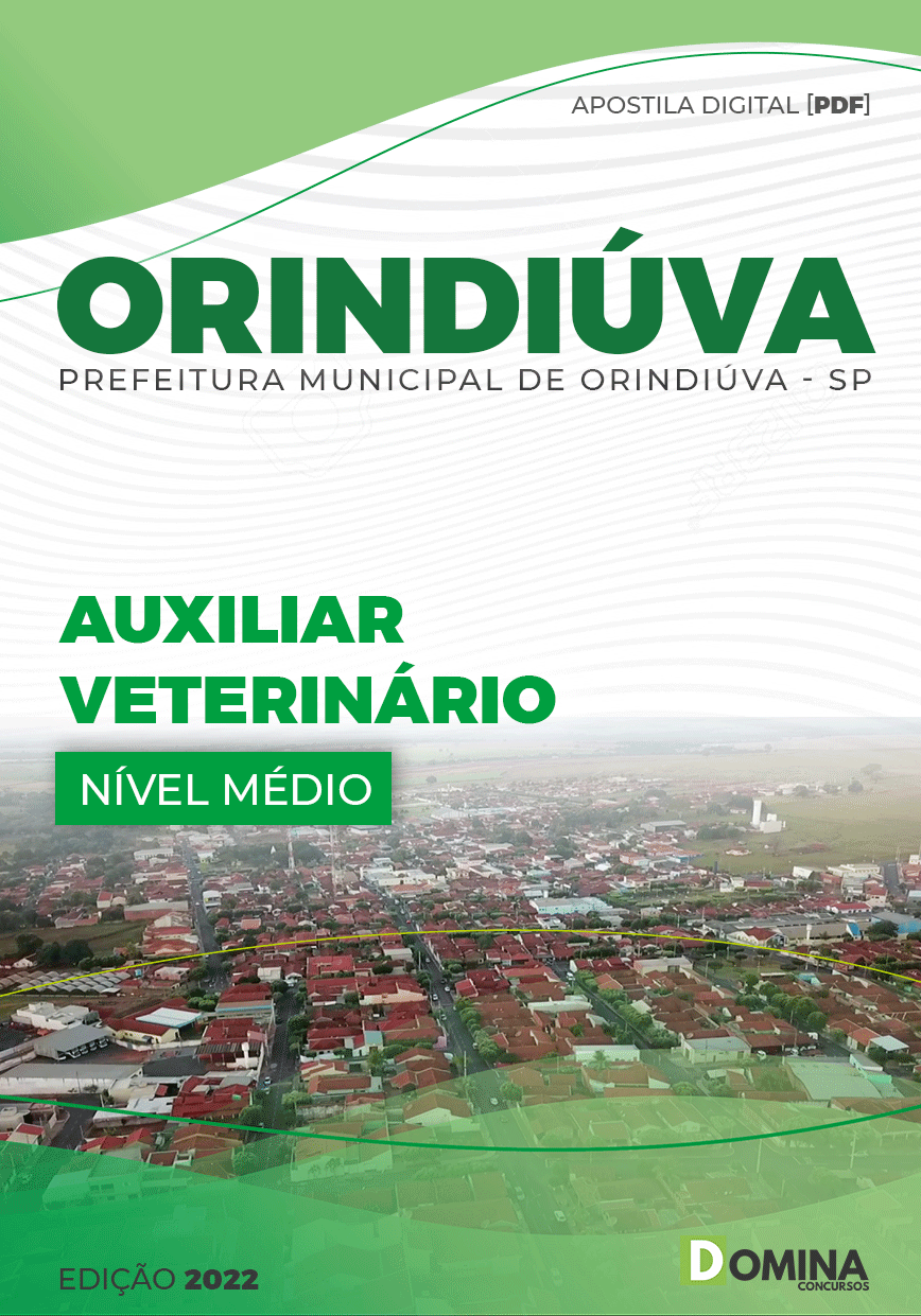Apostila Concurso Pref Orindiúva SP 2022 Auxiliar Veterinário