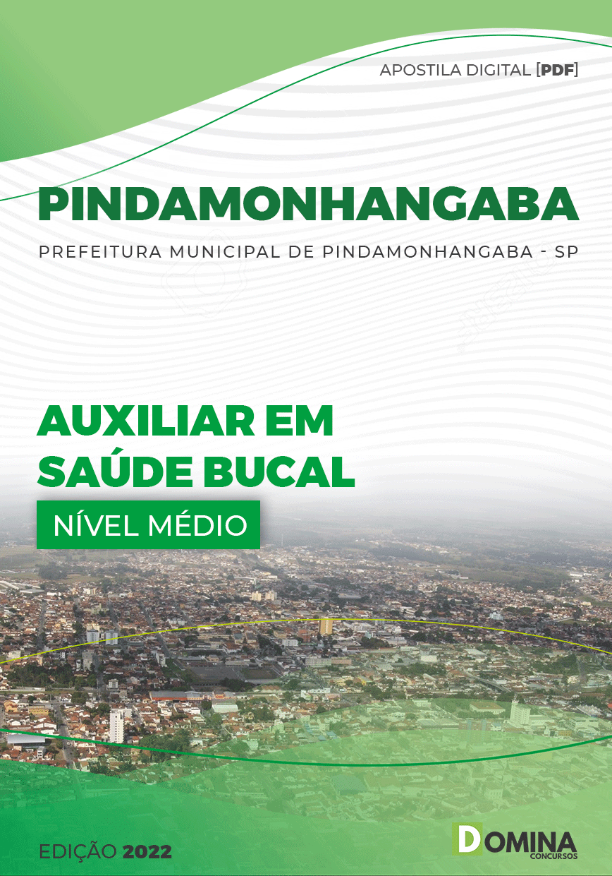 Apostila Pref Pindamonhangaba SP 2022 Auxiliar Saúde Bucal