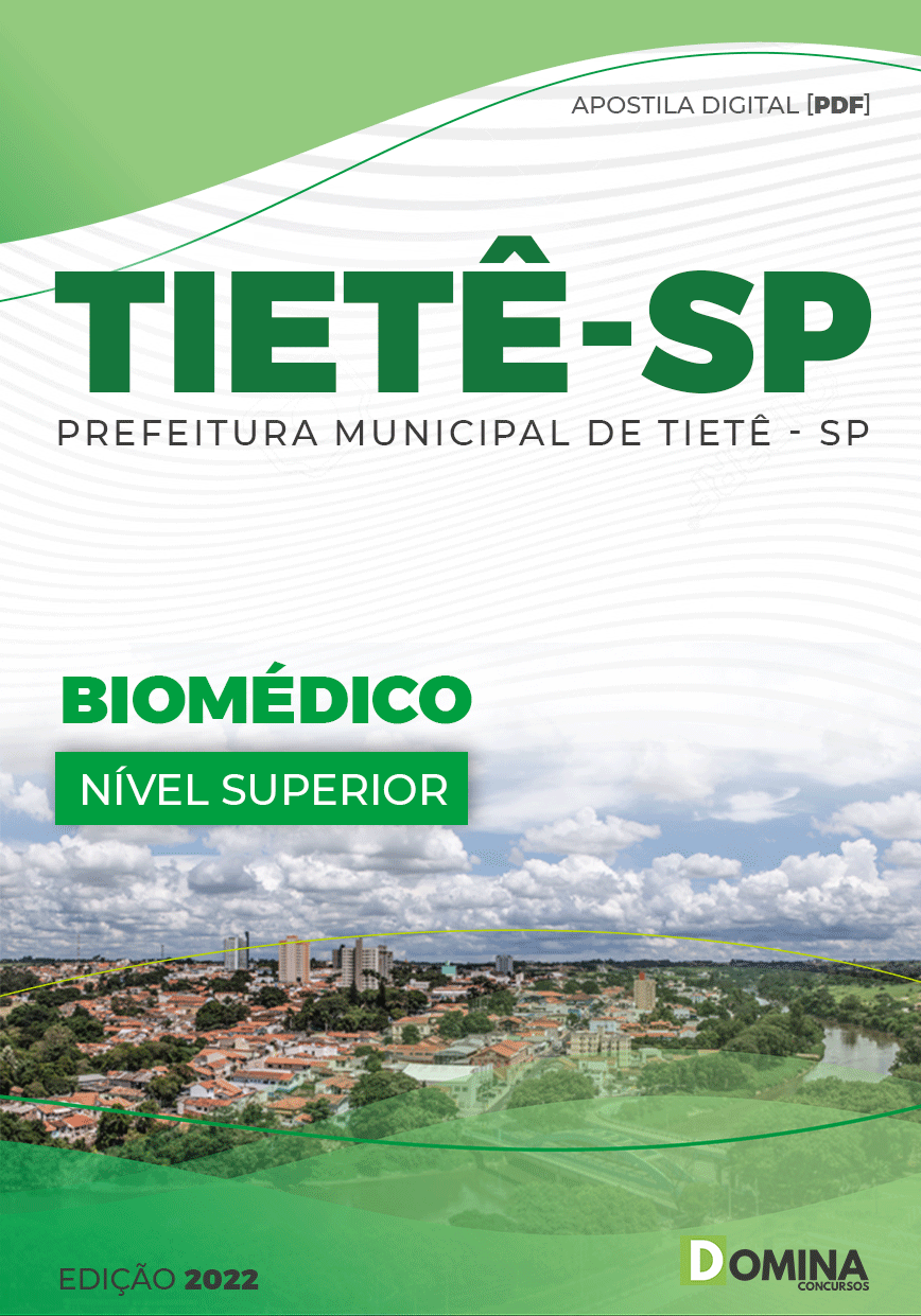 Apostila Concurso Pref TIETÊ SP 2022 Biomédico