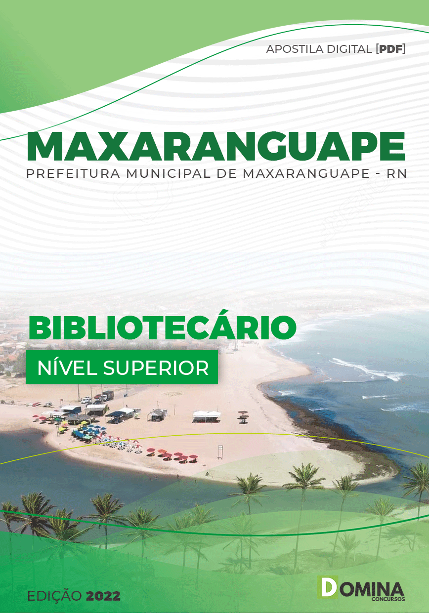 Apostila Pref Maxaranguape RN 2022 Bibliotecário