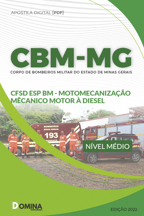 Apostila CBM MG 2022 CFSD ESP BM Mototec Motor à Diesel
