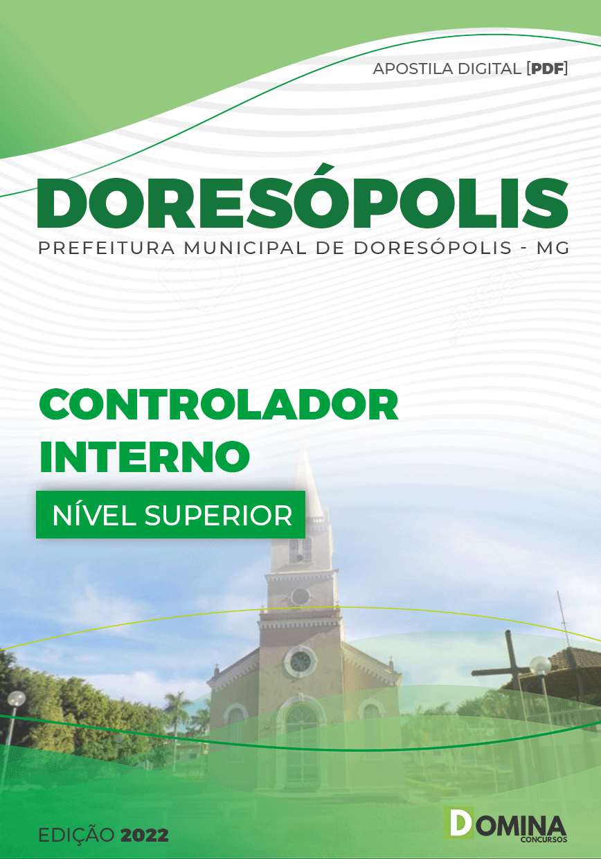 Apostila Pref Doresópolis MG 2022 Controlador Interno