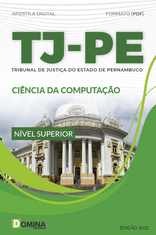 Apostila Digital TJ PE 2022 Ciências Computação Correlatos